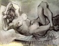 横たわる女性 ドラ・マール 1938年 キュビスト パブロ・ピカソ